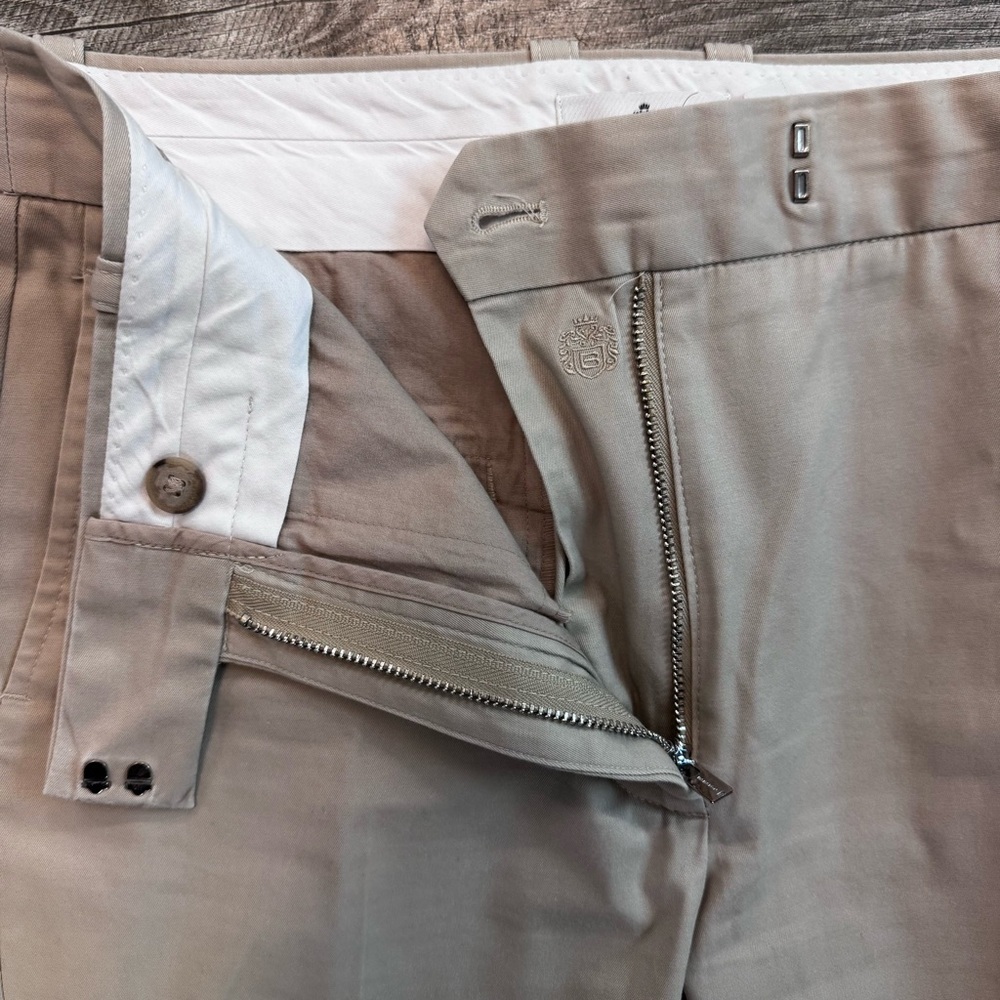 Babaton Aritzia Tailored Ankle Light Beige Straight Leg Trouser Pant Womens Sz 8 - Picture 6 of 8